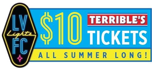 Summer of Soccer Presented by Terrible's” - $10 Tickets All Summer! - Las  Vegas Lights FC