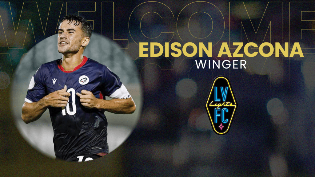 Edison Azcona joins Las Vegas Lights FC on loan from Inter Miami CF