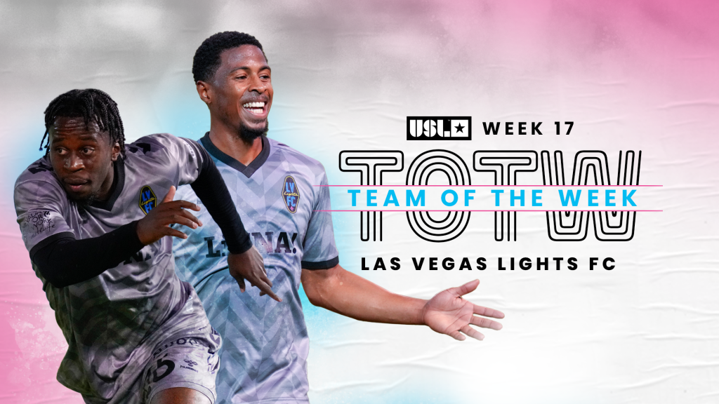 Las Vegas Lights Khori Bennett and JC Ngando Team of the Week graphic