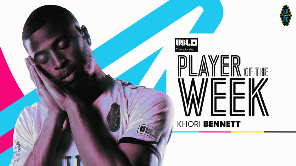 Las Vegas Lights Forward Khori Bennett Player of the Week