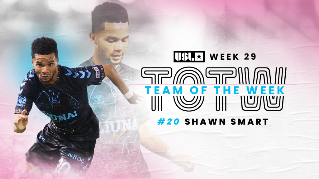 Las Vegas Lights FC Defender Shawn Smart named to USL Championship Team of the Week in Week 29