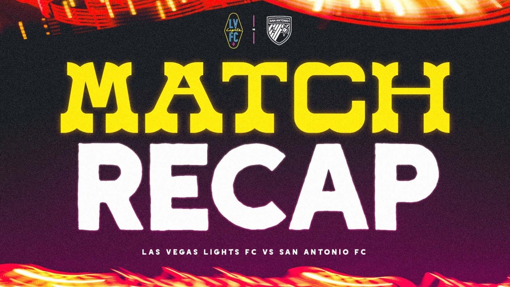 Match Recap graphic for the match on August 9th against San Antonio FC.