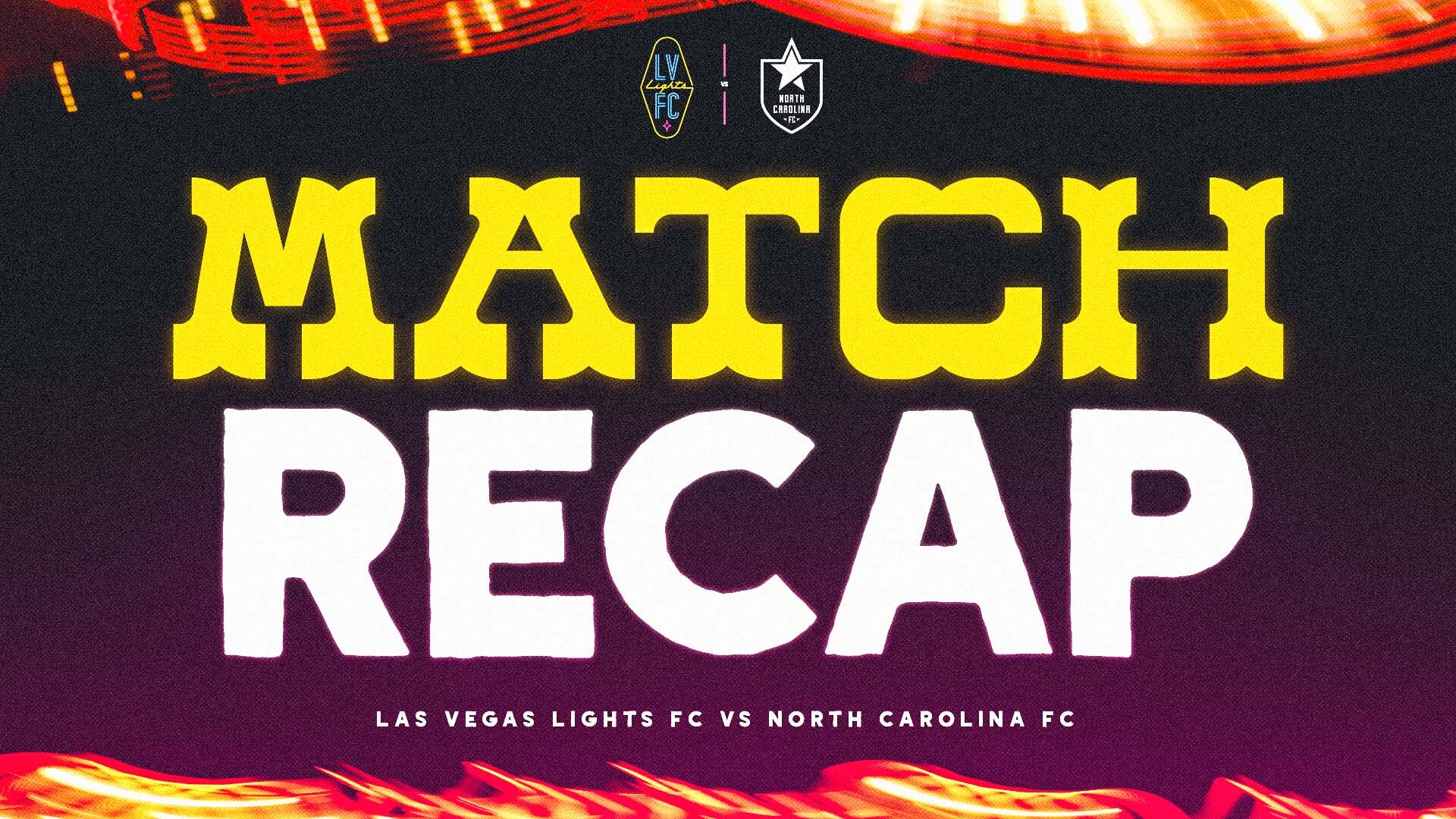 Recapitulación gráfica del partido del 23 de agosto contra el North Carolina FC.